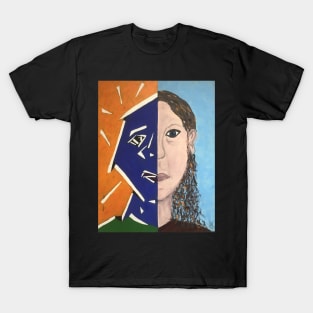 Split self T-Shirt